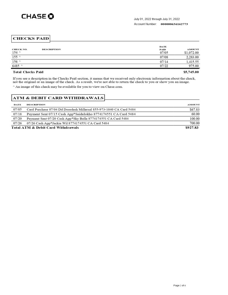 New Chase Bank Statement Template Chase Business Complete Checking Mbcvirtual