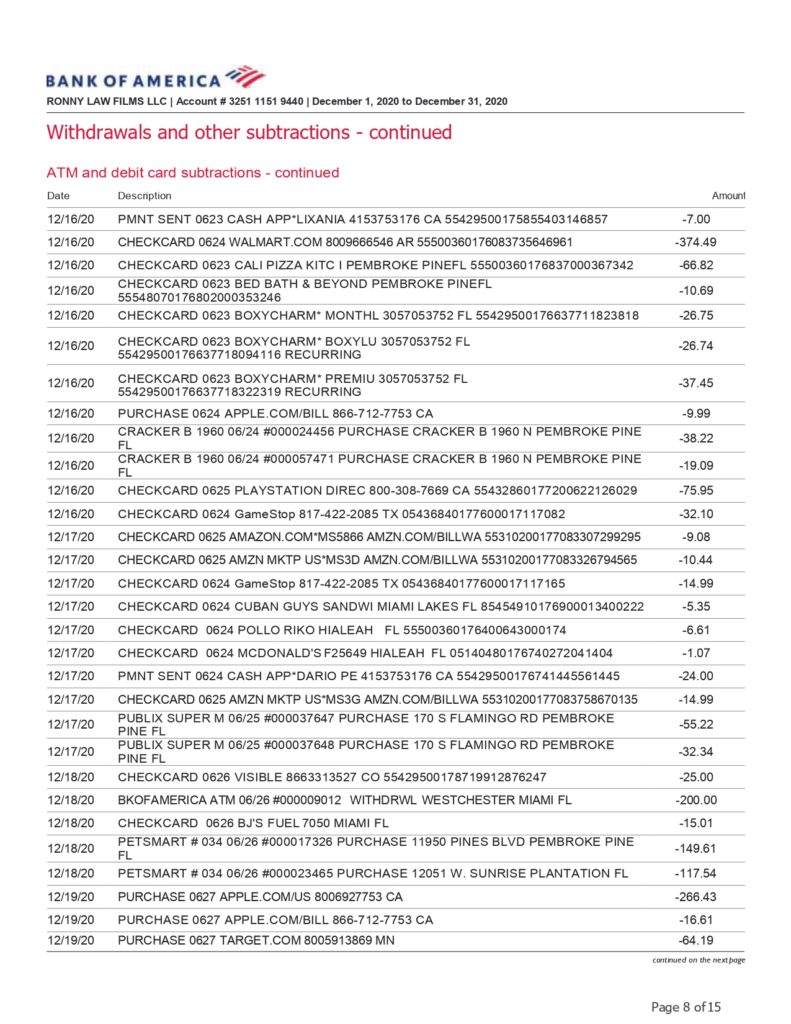 New 2023 Bank Of America Statement Template Business Advantage