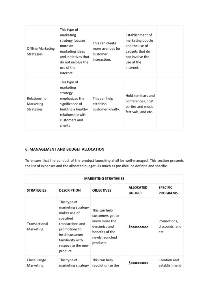 Product Launch Proposal Template - MbcVirtual