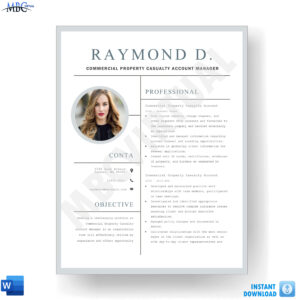 Commercial Property Casualty Account Manager Resume Template