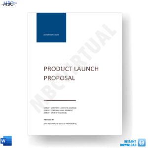 Product Launch Proposal Template