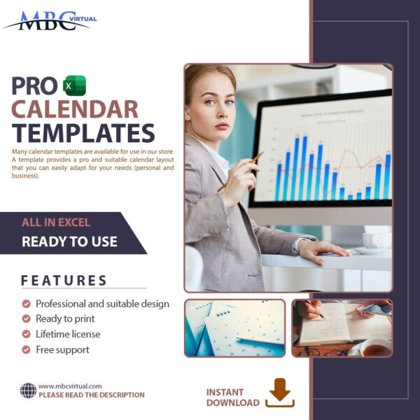 Excel Calendar Templates - MbcVirtual