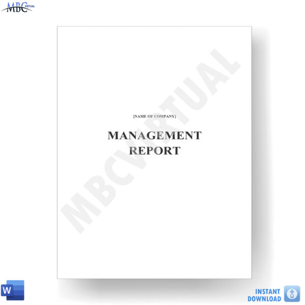 Management Report Template - MbcVirtual