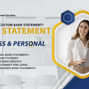 I will Create Original Bank Statement – Personal or Business – 3 Months