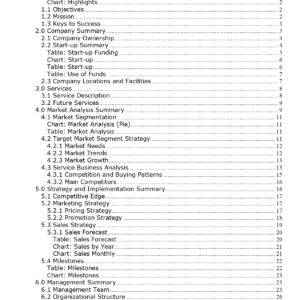Pro Amusement Park Business Plan Template