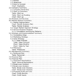 Pro Bowling Center Business Plan Template