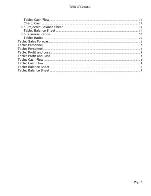 recreation center business plan pdf