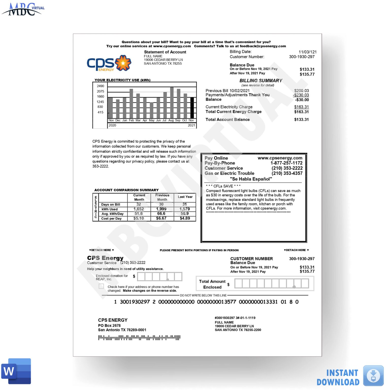CPS Energy Bill Statement Template Mbcvirtual 1536x1536 
