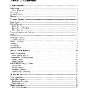 Pro Catering Business Plan Template