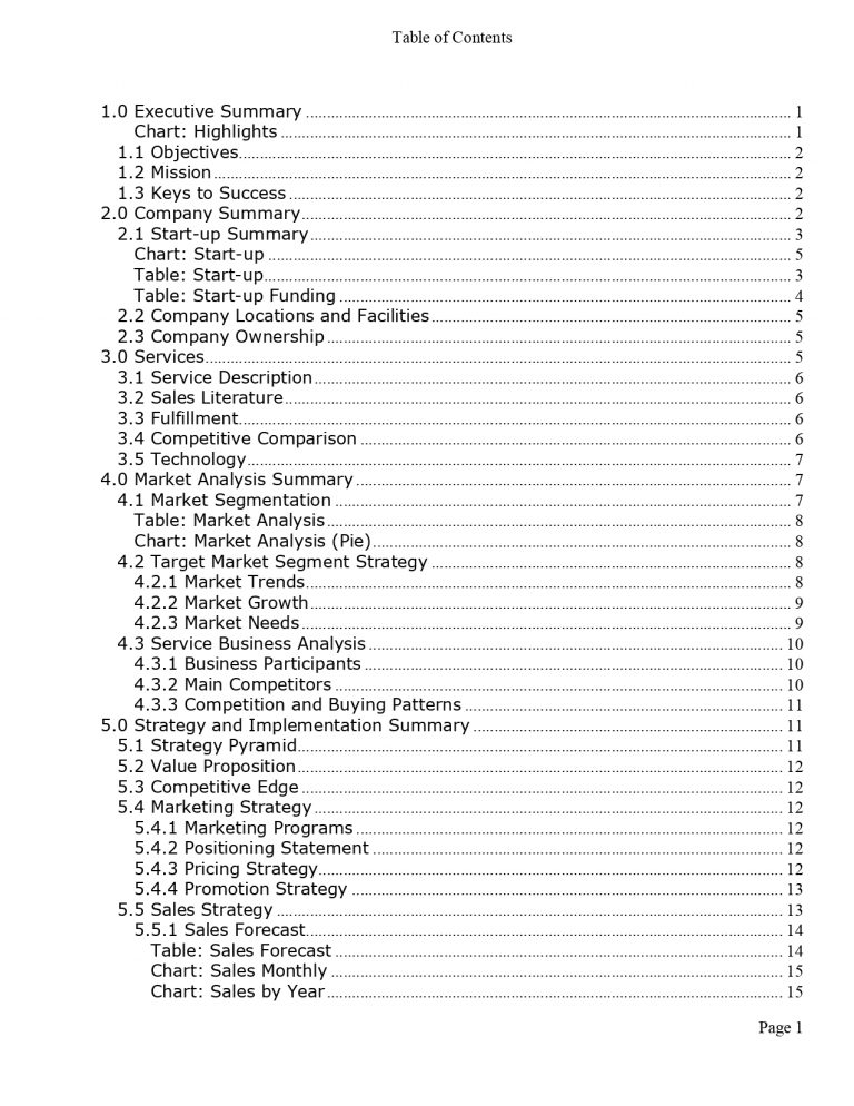 computer consulting business plan