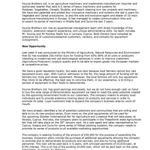 Pro Farm Machinery Manufacturer Business Plan Template