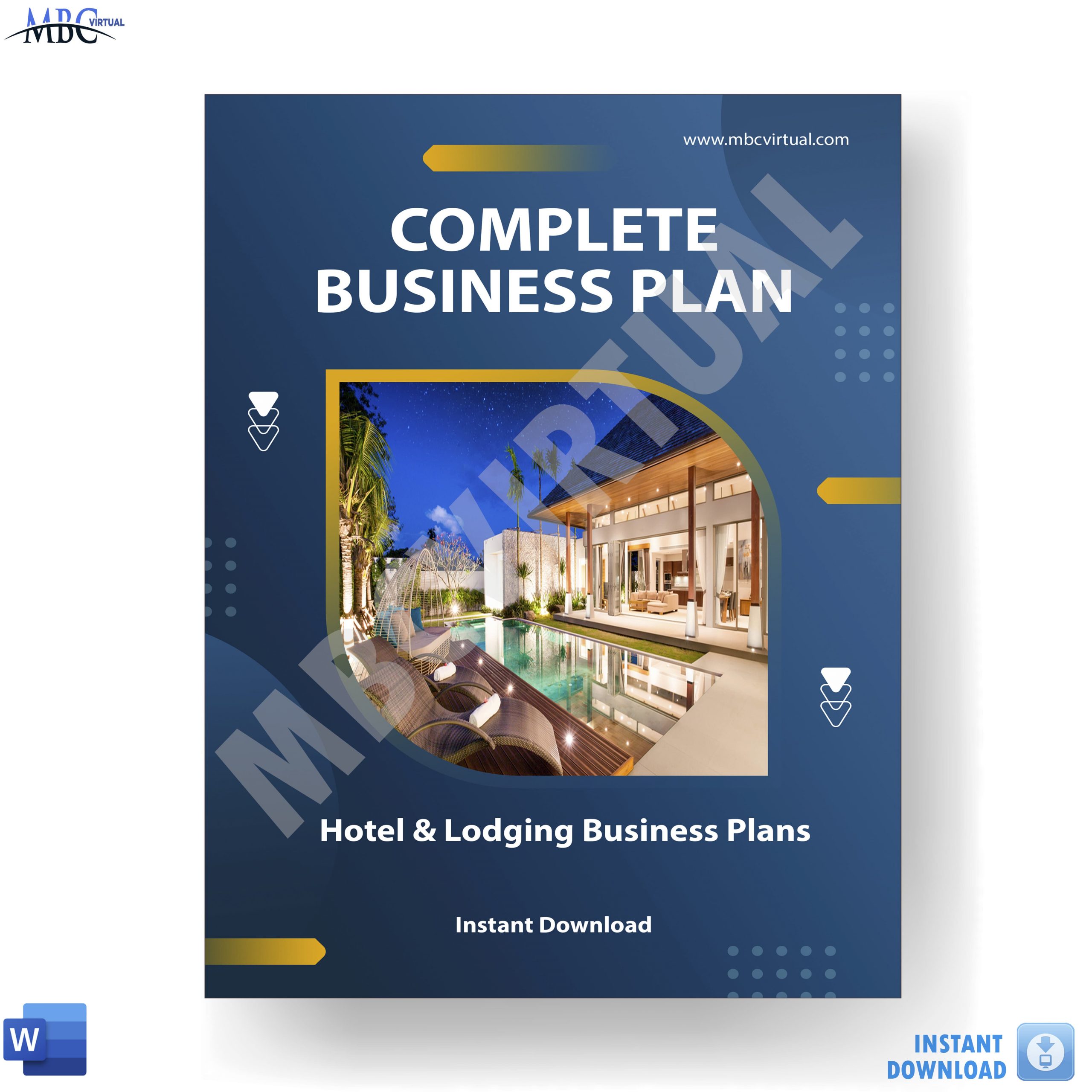 Pro Resort Hotel Ski Lodge Business Plan Template