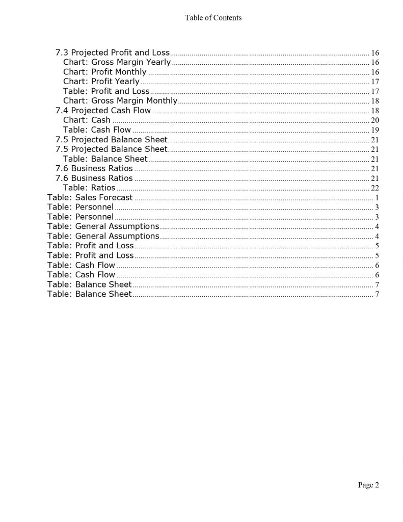 Pro Multi Sport Complex Business Plan Template MbcVirtual