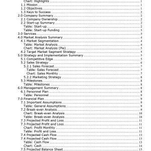 Pro Dog Obedience School Business Plan Template