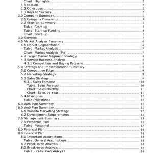 Pro Scholarship Consulting Business Plan Template