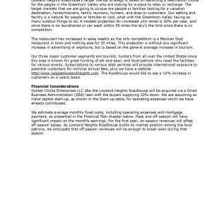 Pro Motel Hunting Lodge Business Plan Template