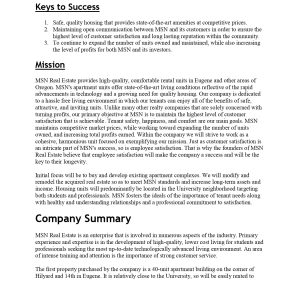 Pro Real Estate Management Business Plan Template