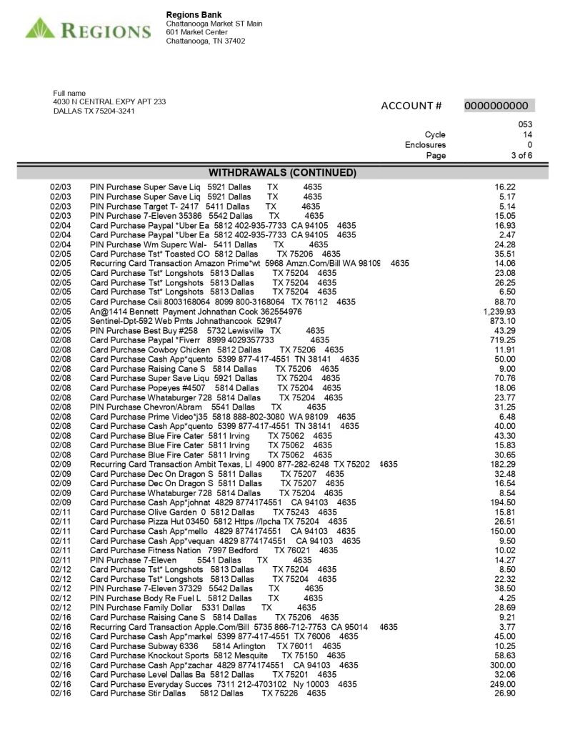 new-2023-regions-bank-statement-template-lifegreen-checking-account