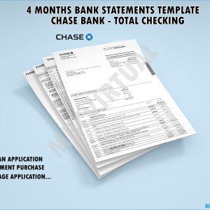 4 Months Chase Statements – Chase Total Checking