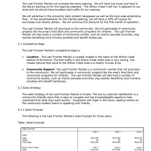 Pro Organic Food Store Business Plan Template