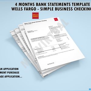 4 Months Wells Fargo – Simple Business Checking