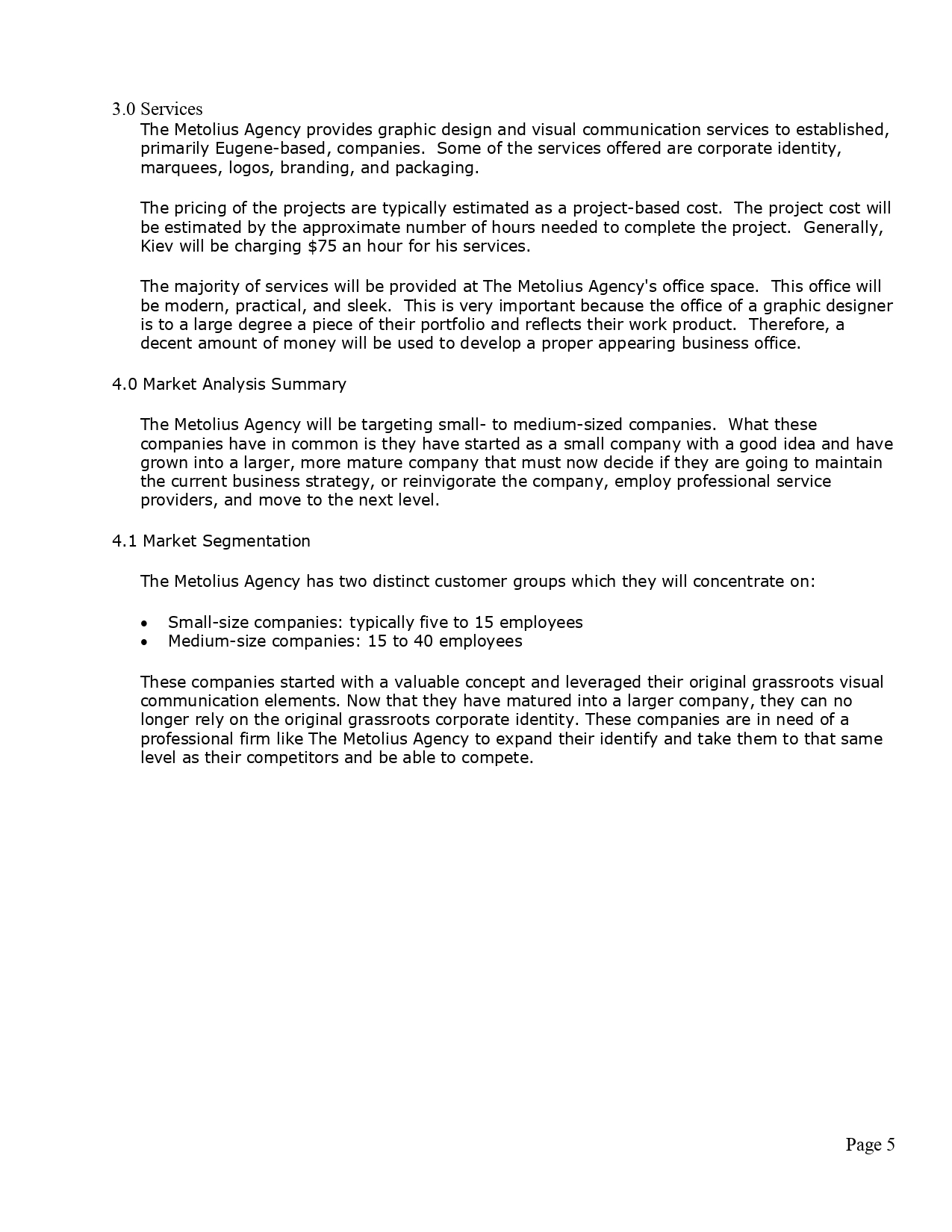 Pro Graphic Design Business Plan Template MbcVirtual