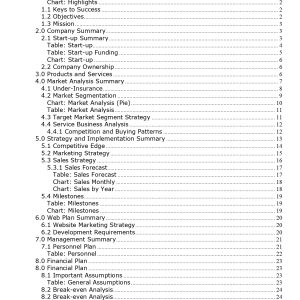 Pro Industry Specific Software Business Plan Template