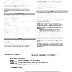 Public Works and Utilities Bill Template